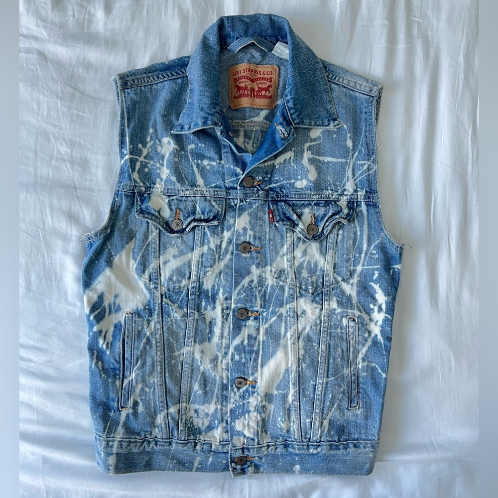 Levi's Acid Wash Cut-Off Jacket